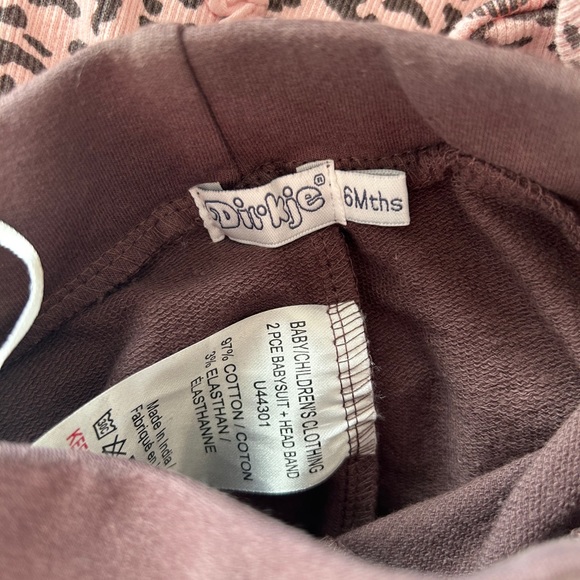 Baby girls 6 months top, pants and hair band set - Picture 7 of 8